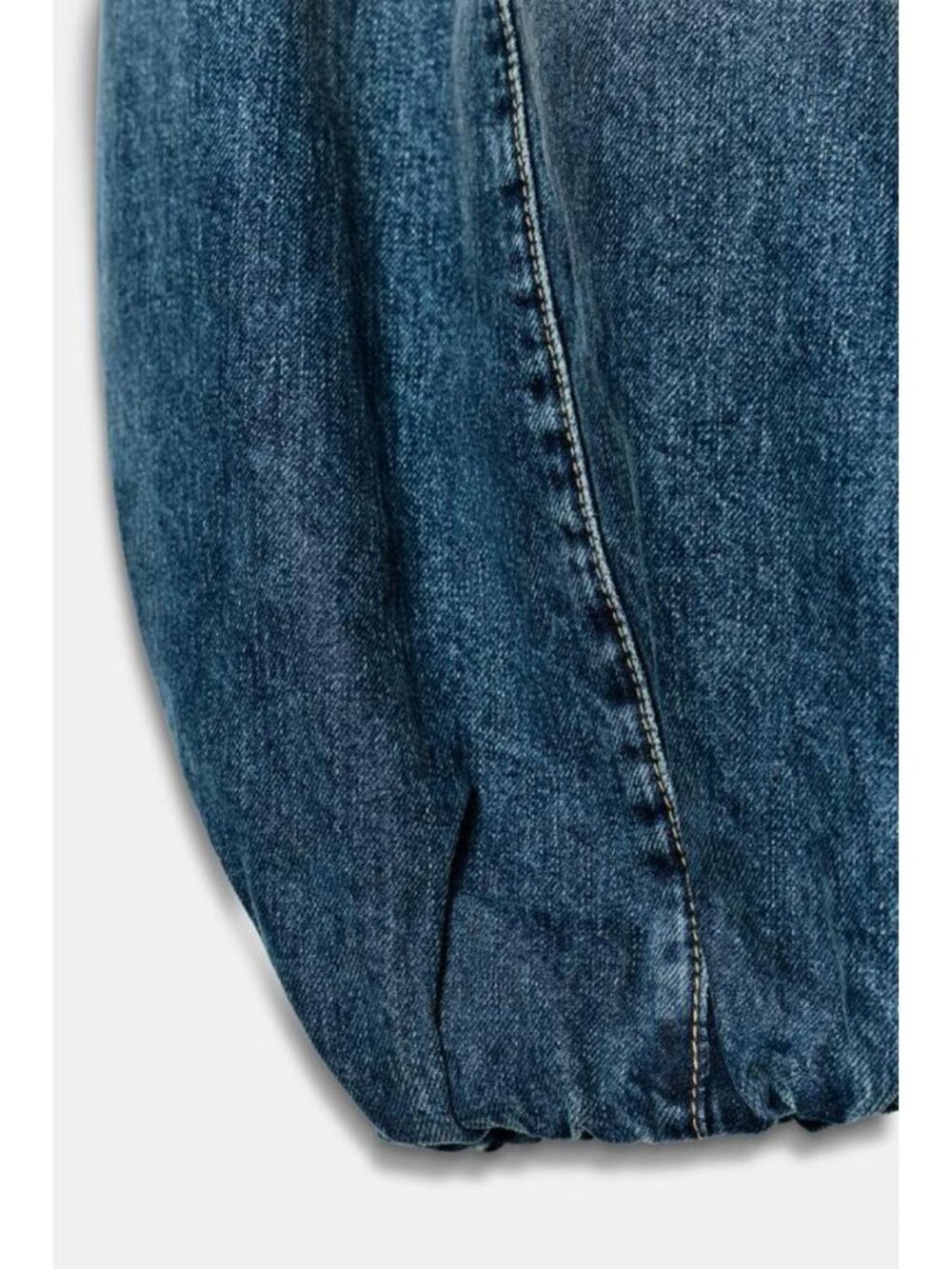 ZARA TRF MID-RISE ELASTICIZED DENIM JEANS - Picture 7 of 7